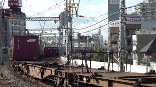 JR貨物 EF65 1093号機 貨物列車 通過