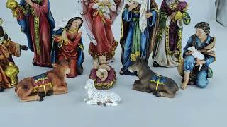 10“  (25cm)  Nativity Set 11PCS/SET