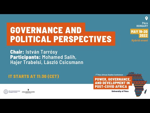 Panel 1: Governance and Political Perspectives
