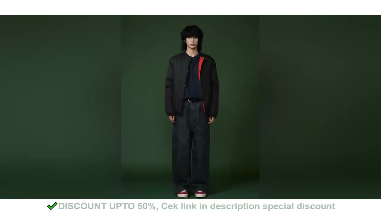 Couple-style simple, casual, lightweight, warm inner lining men's fashionable, retro, double-sided w