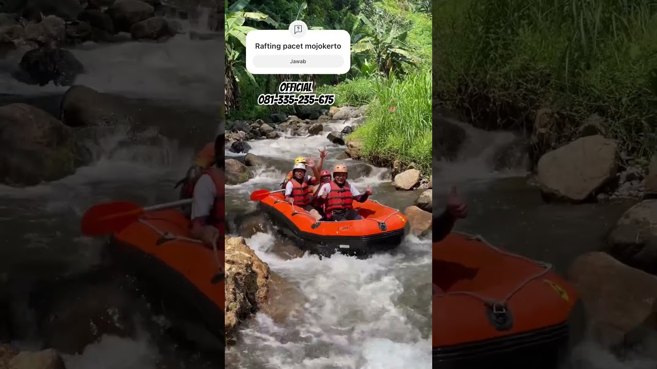 Rafting pacet mojokerto wisata air yang bisa anda coba 