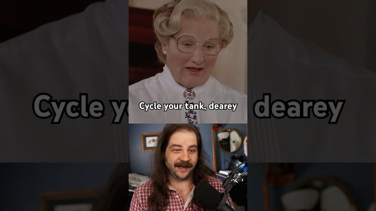 I watched Mrs. Doubtfire to judge the aquarium