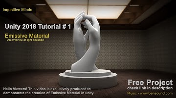 Unity 2018 Tutorial # 1   Emissive Material Lighting