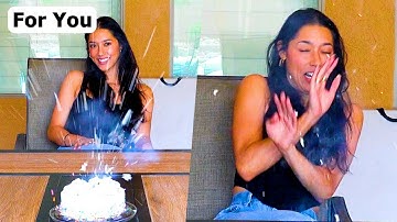 Exploding Cake Prank on Wife