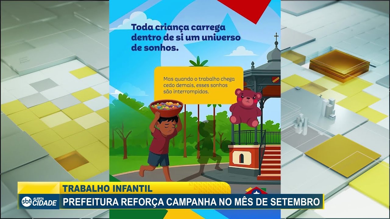 TRABALHO INFANTIL: PREFEITURA REFORÇA CAMPANHA NO MÊS DE SETEMBRO