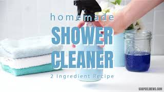 Homemade Shower Cleaner Recipe with Dawn and Vinegar (A Must Try DIY Cleaning Hack!)