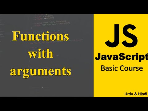 Functions with arguments in JavaScript  | Learn JavaScript