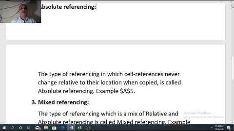 ICSE class 8 computer studies, cell referencing in spreadsheet