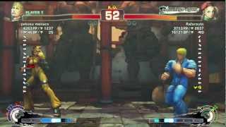 pekosu menace [Cody] VS Rafarouto [Cammy] - AE2012 HD 720p