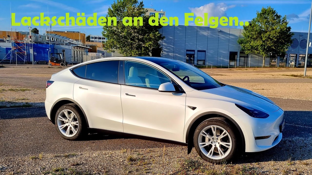 Tesla Model Y Felgenschaden durch Radkappen 