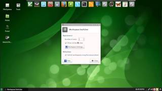 XFCE4 Workspace panel