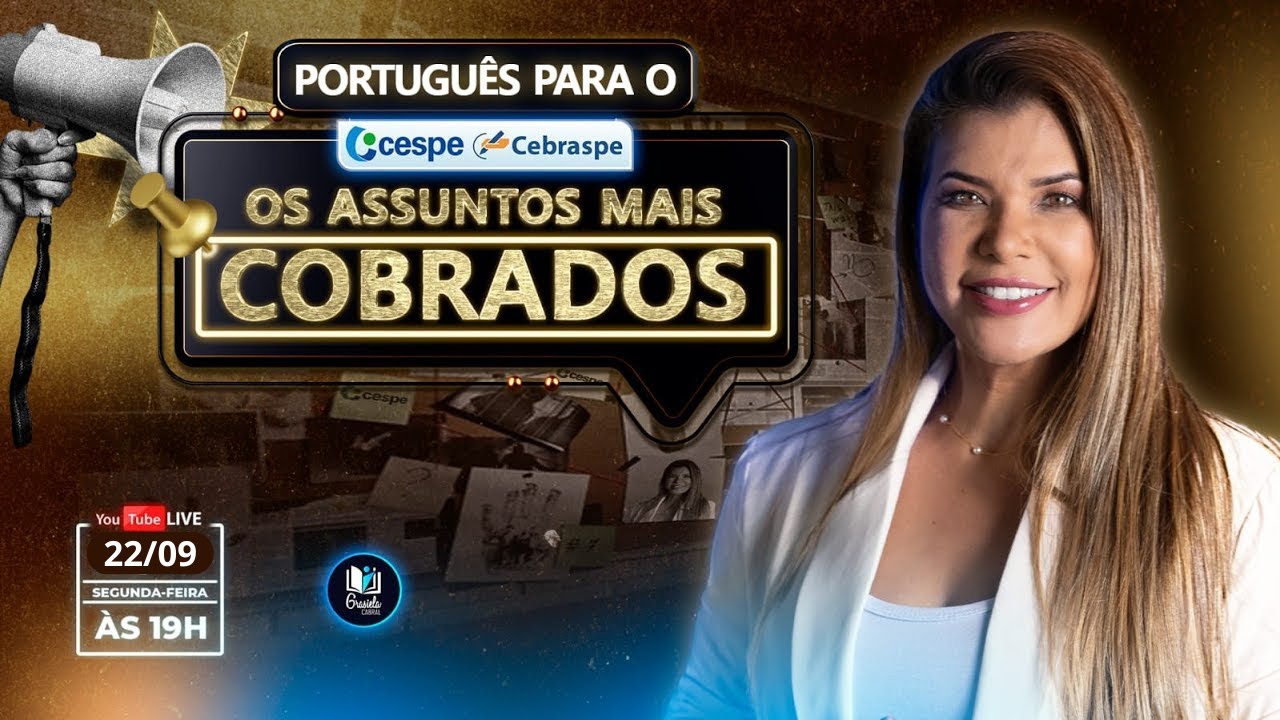 LIVE #314 - CESPE/CEBRASPE: Como estudar Português para gabaritar!