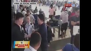 BT: ACTS-OFW Rep. John Bertiz, na-hulicam na nang-away umano ng 2 tauhan ng NAIA 2