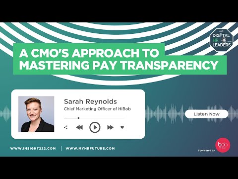 A CMO'S APPROACH TO MASTERING PAY TRANSPARENCY (an interview with Sarah Reynolds) Episode cover