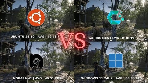 Windows VS Ubuntu VS Cachyos VS Nobara | Linux Gaming Benchmarks