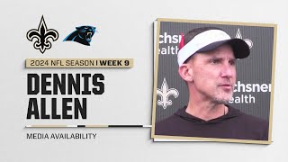 Dennis Allen on injuries, finishing plays  | New Orleans Saints screenshot 5