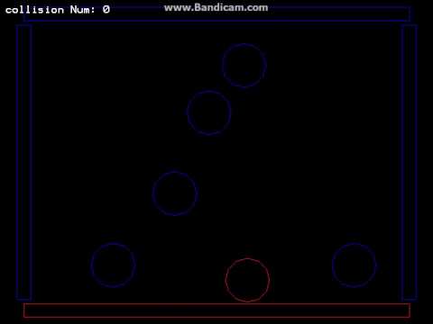 circle elastic collision!