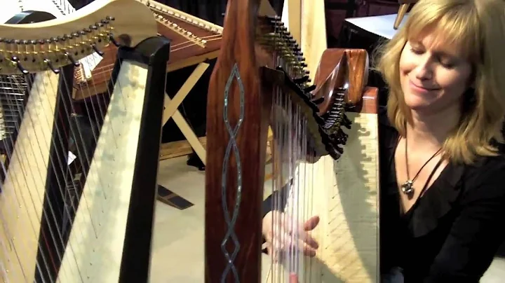 NAMM 2011 - Laurie Rasmussen Playing Harp