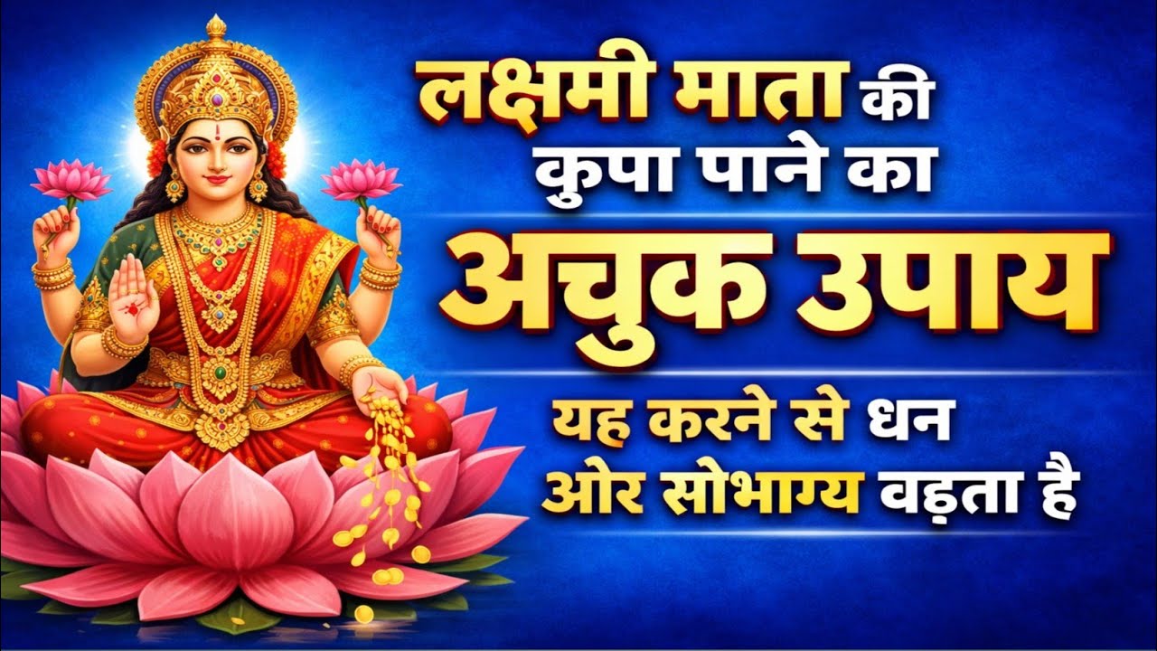 लक्ष्मी माता की कृपा पाने का अचूक उपाय | यह करने से धन और सौभाग्य बढ़ता है