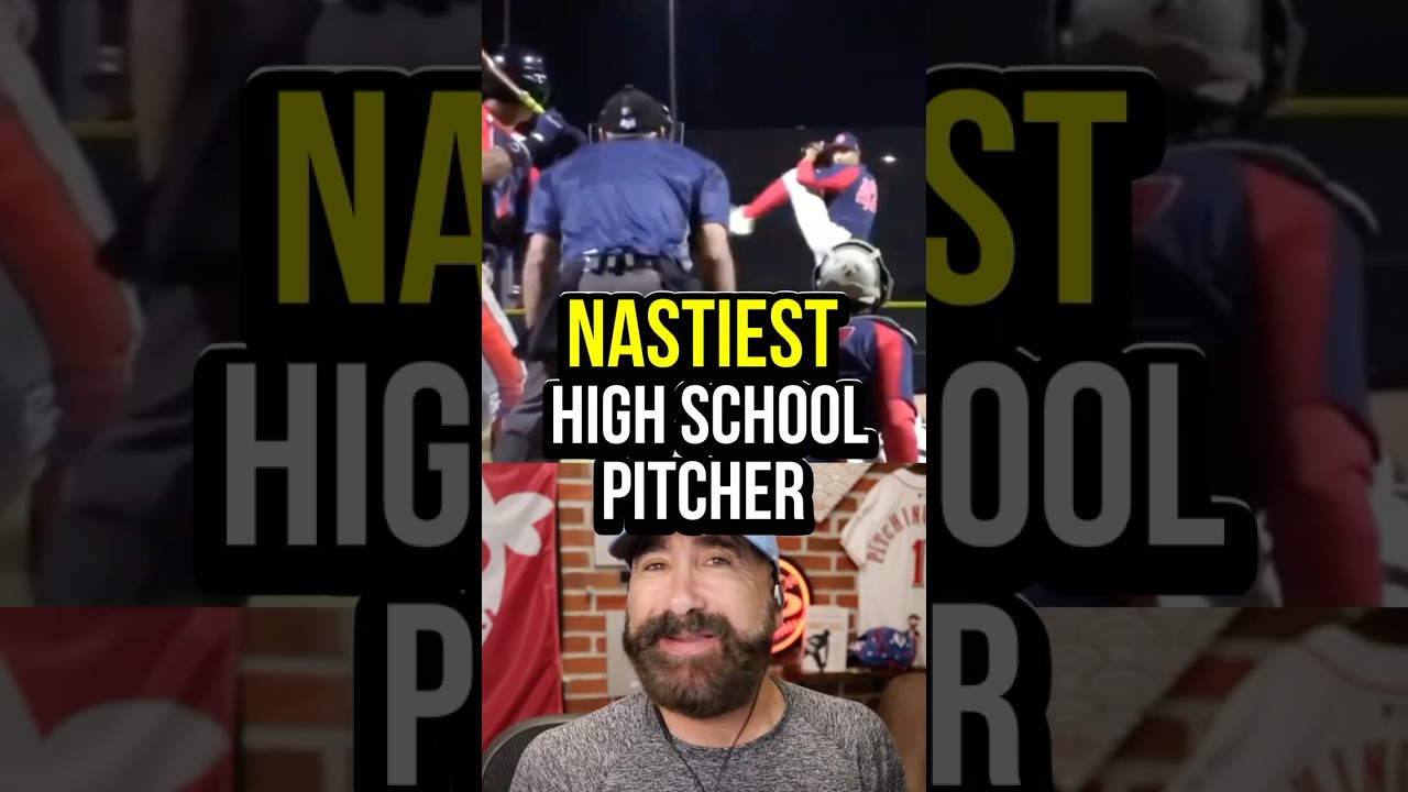 This is the NASTIEST high school pitcher I ever saw. 🤯
