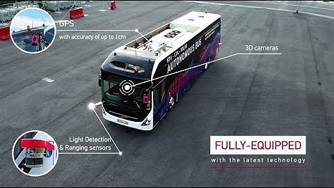 First Volvo full size autonomous electric bus, tested on #NTUsgSmartCampus