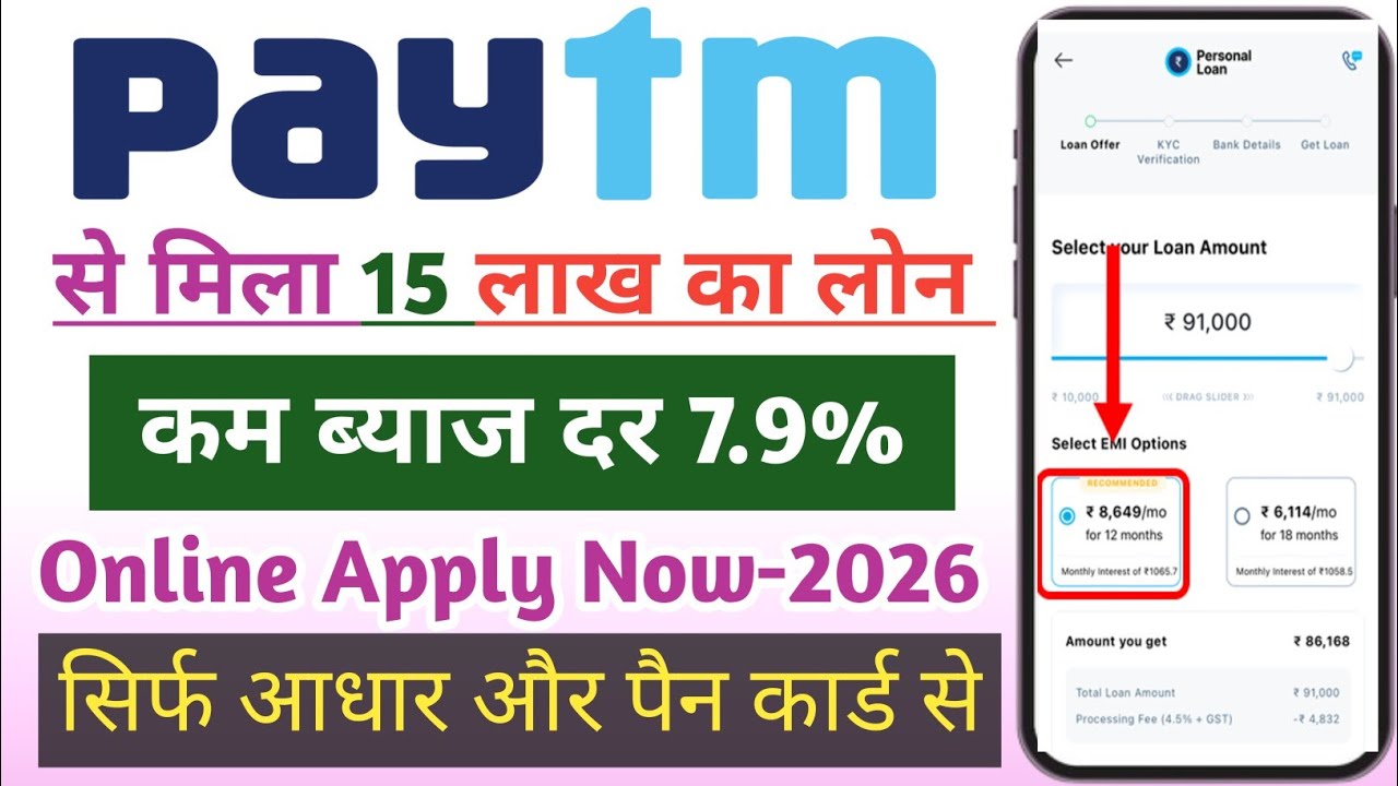 Paytm Se Loan Kaise Liya Jata hai | Paytm Se Loan Kaise Le 2026 | Paytm Se Loan Kaise Milega