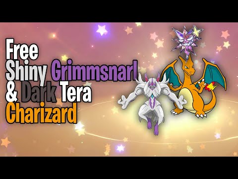 *LIMITED TIME* Get A FREE Dark Tera Charizard and Shiny Grimmsnarl in Pokemon Scarlet & Violet