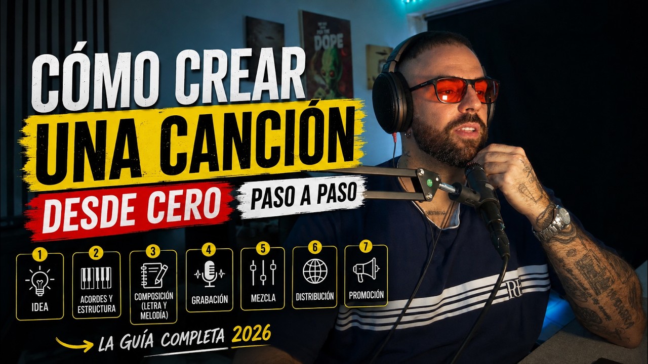Miniatura de la guía: Cómo crear una canción desde cero, paso a paso