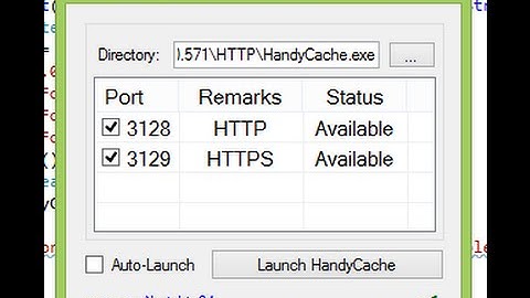 HandyCache Launcher