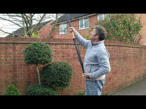 Video: Garden Telescopic Pole Pruner: մեխանիկական և ձեռքով բևեռների էտիչների առանձնահատկությունները: Fiskars UP86 և Gardena StarCut 410 Plus մոդելների բնութագրերը