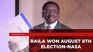 Raila won August 8th presidential election-NASA