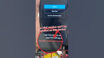The Miui version can’t be Installed on this device ⚒️💻📲 #themiuiversion #cannotbeinstalled #mi