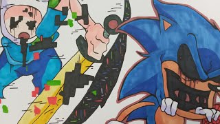 Slowness Glich (too slow x no-hero) sonic.exe vs finn