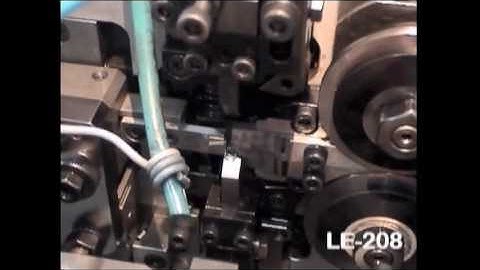 CNC Tension Spring Machine LE-208 - Extension Spring with Long Hook - YHM