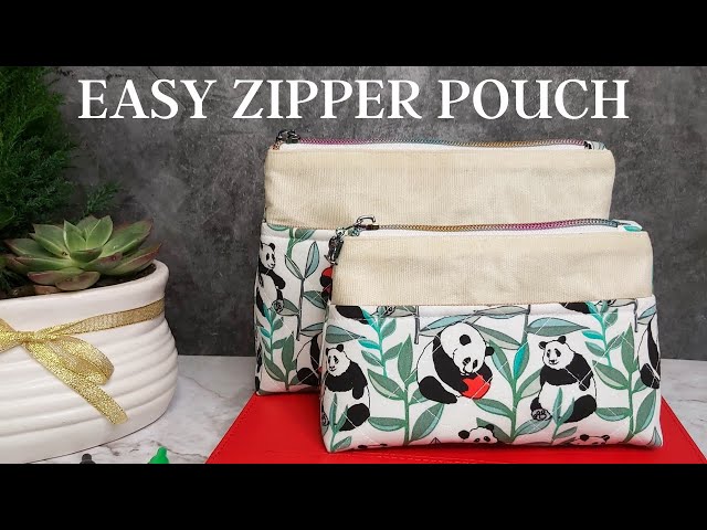 Easy Zipper Pouch Tutorial (Free Sewing Pattern) - YouTube easy-zipper-pouch-tutorial-free-sewing-pattern-youtube