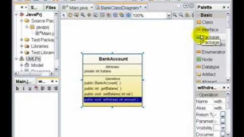 NetBeans UML: Developing Applications
