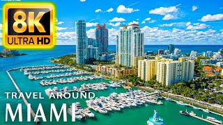Miami in 8K HDR 60FPS ULTRA HD - Travel to the best places with relaxing music - 8K TV