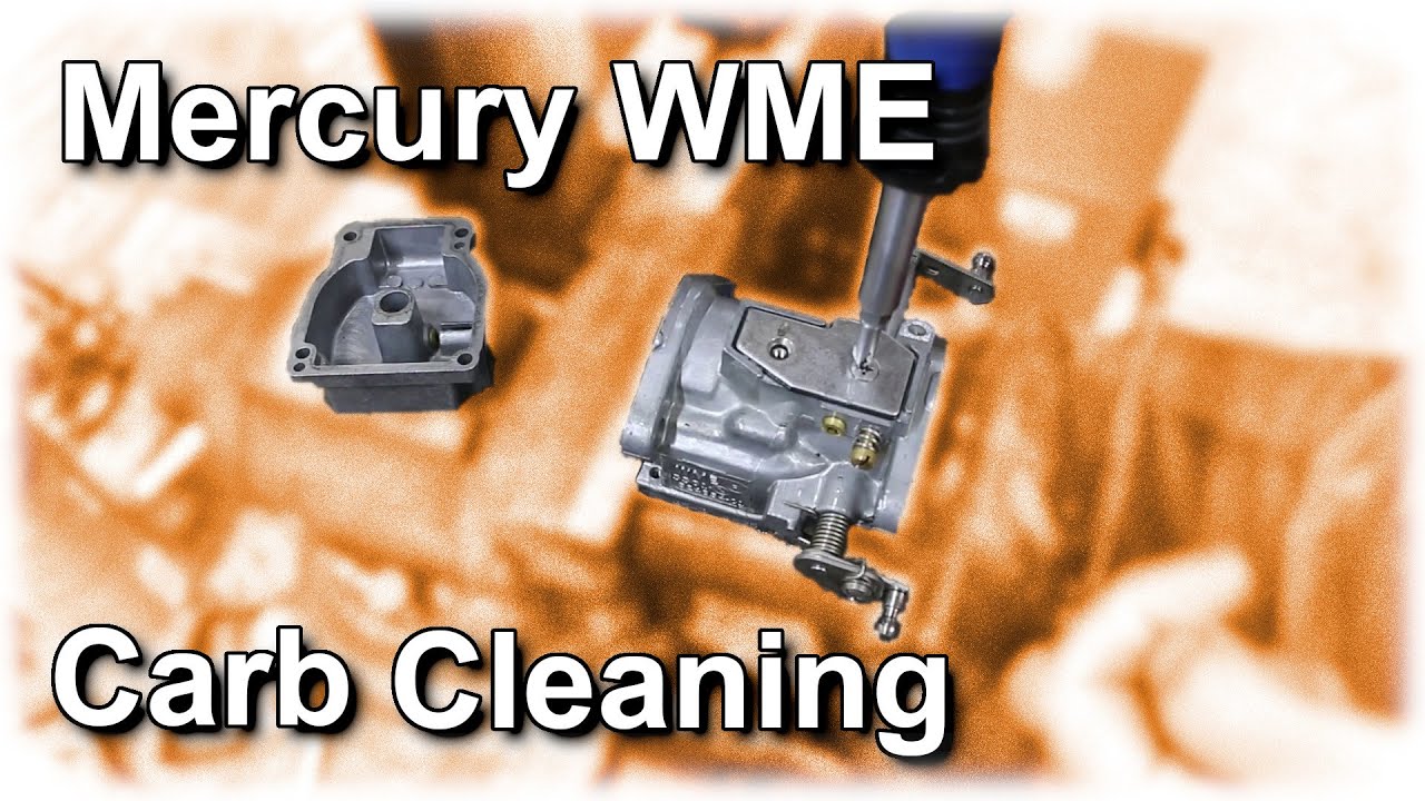 Чистка карбюратора Mercury WME.