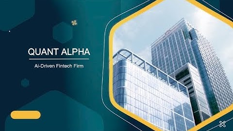 Quant Alpha Official Video || Harness the power of AI & Technology in to trading | Contact US Today