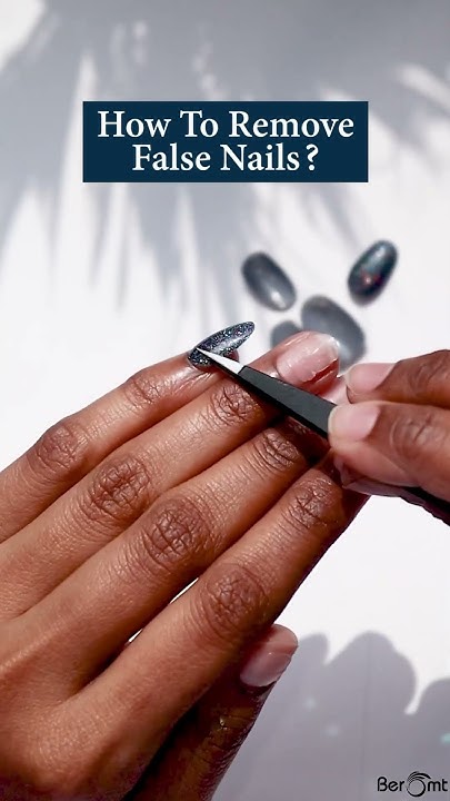 Unveil the Secret to Effortless False Nail Removal! #nails #falsenails