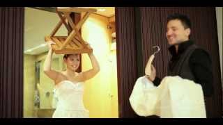 Свадебное видео. Красивые образы у жениха и невесты.