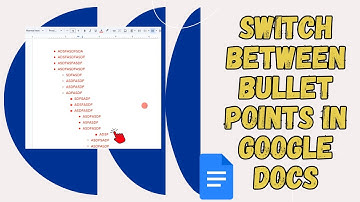 How To Switch Between Bullet Points In Google Docs