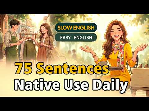 Native Speakers Say These 75 Sentences Every Day | English Conversation Practice