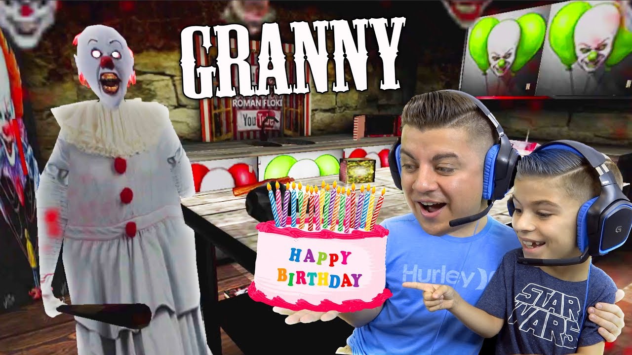 Happy Birthday Granny Granny S Epic Birthday Bash Youtube - roblox gameplay birthday party it s really my birthday tomorrow