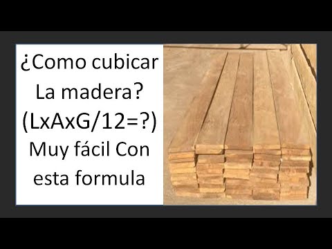Video: Cómo calcular la cubicación del tablero: una descripción de la técnica