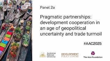 AAC2025 Panel 2a – Development cooperation in an age of geopolitical uncertainty and trade turmoil