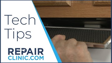 Replace Microwave Charcoal Filter - Tech Tips from Repair Clinic