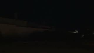 Canada's notorious Kingston Penitentiary peaking around at night time
