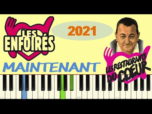 Les Enfoires Maintenant Piano Karaoke Partition Gratuite Youtube