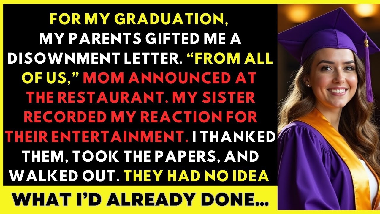 Disownment My Parents Gave Me Disownment Papers For My Graduation Until The CEO ...